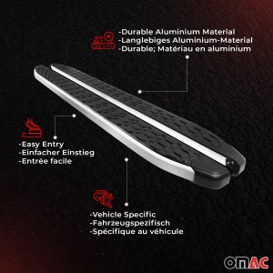 Alfa Romeo Tonale Side Steps - Omac - BL Alu. (183) 2 Pcs - '22-'24
